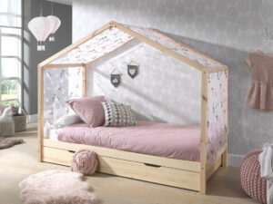 le meilleur lit Montessori Lit Cabane Montessori 90x200 Dallas : L'Évasion au Cœur de la Chambre