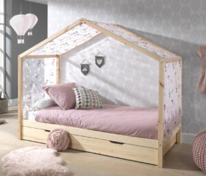 le meilleur lit Montessori Lit Cabane Montessori 90x200 Dallas : L'Évasion au Cœur de la Chambre